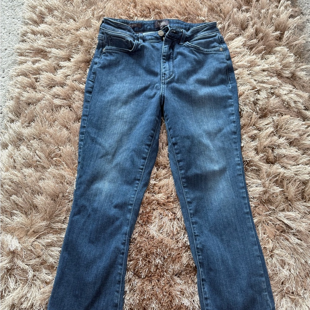 NYDJ Straight Leg Blue Jeans